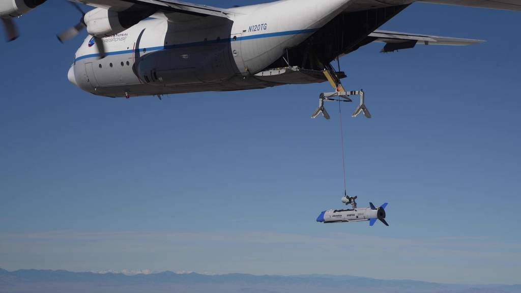 DARPA Recovers Unmanned X-61 Gremlin Air Vehicle In C-130 Flight