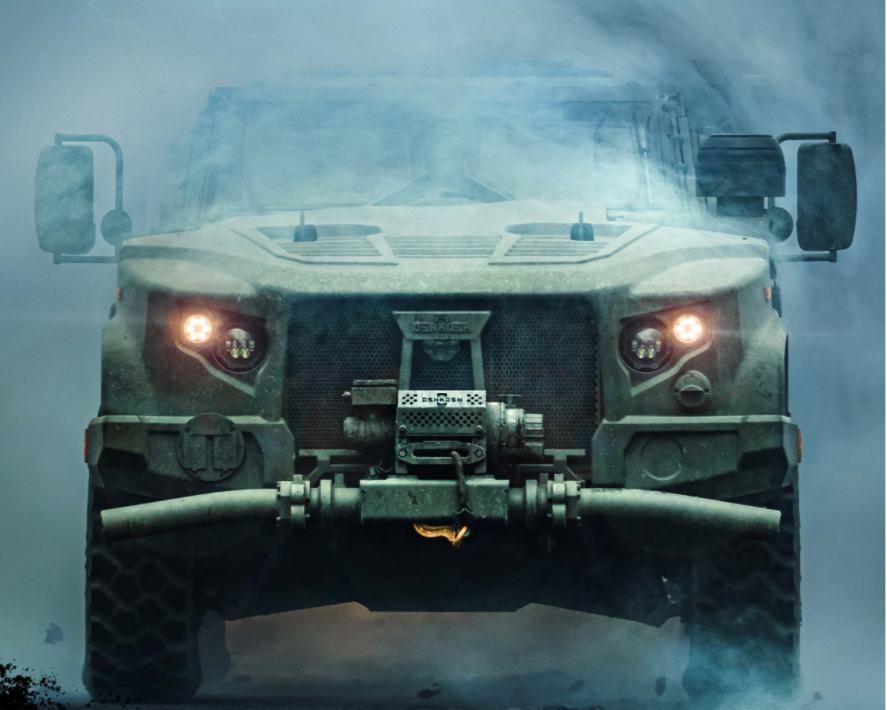 Oshkosh Defense Develops New Hybrid Electric Joint Light Tactical Vehicle