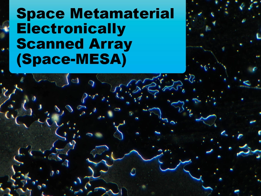 Due: 2023-12 Space Metamaterial Electronically Scanned Array (Space-MESA)