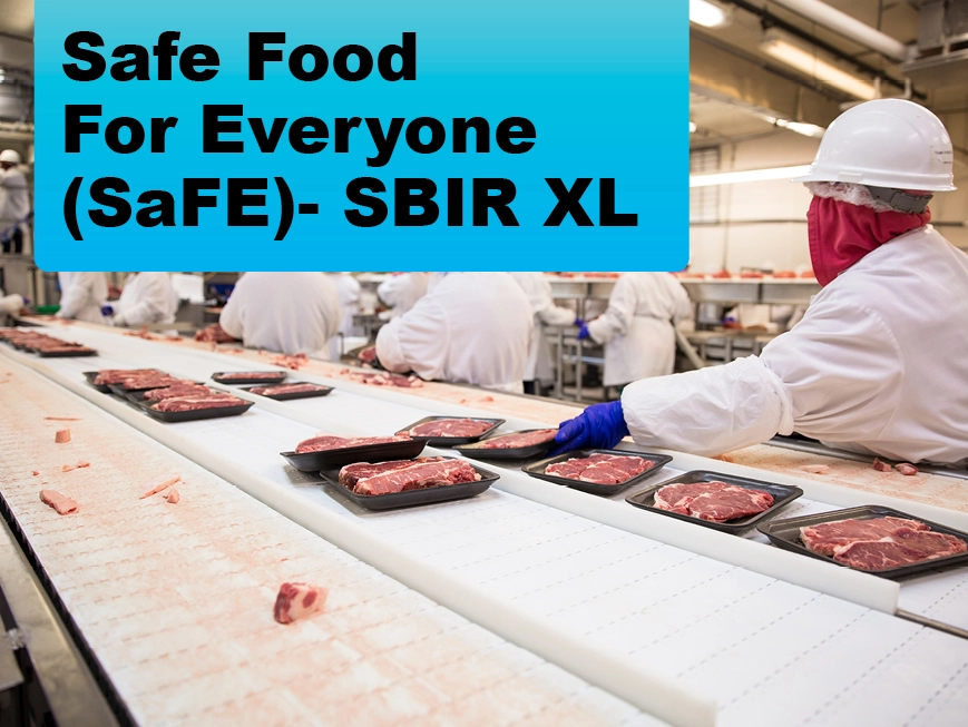 Due: 2023-12 Safe Food for Everyone (SaFE)- SBIR XL