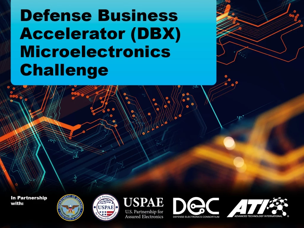 Due: 10/12/2023 Defense Business Accelerator (DBX) Microelectronics Challenge
