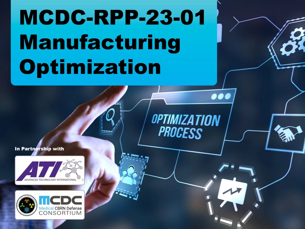 MCDC-RPP-23-01: Manufacturing Optimization