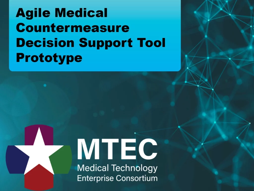 2024-02 Agile Medical Countermeasure Decision Support Tool (AMDST) Prototype